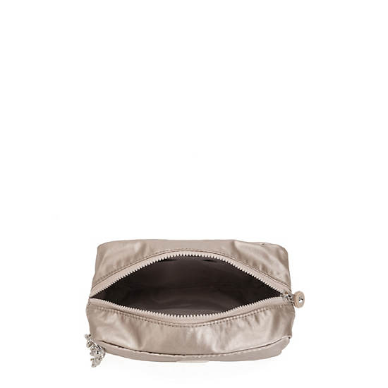 Kipling Gleam Metallic Pouch Bags Metallic Glow | CA 2132BE